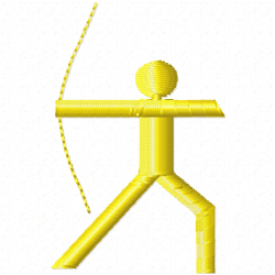 Sports Symbols Embroidery Design 11